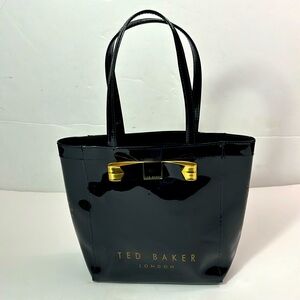 Ted Baker faux patent leather bag, VGUC